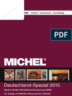 MICHEL Europa Katalog 2015 Band 2 Deutschland-Spezial