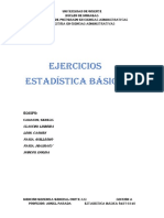 Ejercicios de Estadistica A