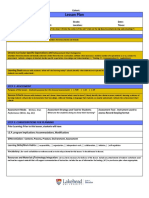 Lesson Plan: Step 1: Curriculum Connections