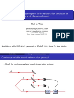 Strong and Uniform Convergence in The Teleportation Simulation of Bosonic Gaussian Channels (Poster at SQuInT 2018)