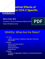 Gastrointestinal Effects of Nsaids and Cox-2 Specific Inhibitors
