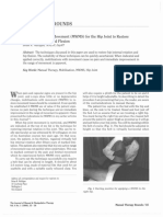 Manual Therapy Rounds: Mobilisations With Movement (MWMS) For The Hip Joint To Restore Internal Rotation and Flexion