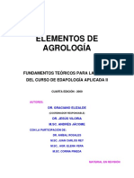 Fundamentos teóricos para la etapa I del curso de Edafología Aplicada II