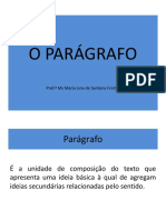 6 O Parágrafo Parte 1