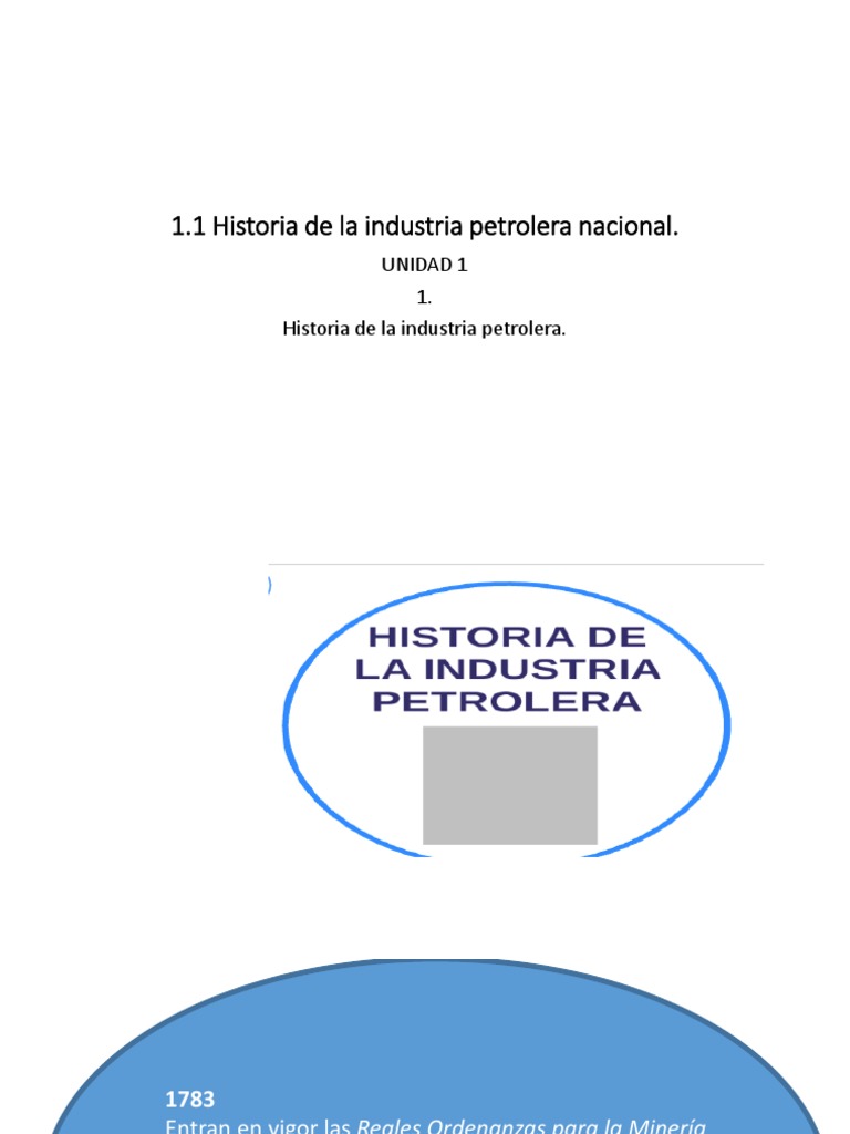 Historia de la Industria Petrolera en México | PDF | Petróleo ...