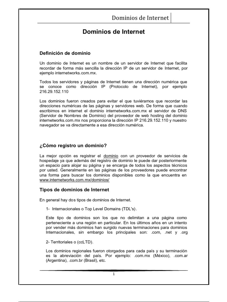 Documento ilegible | PDF | Nombre de dominio | Protocolos de internet