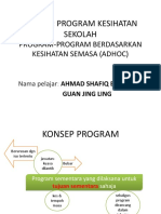 PKE3043E Program Program Berdasarkan Kesihatan Semasa Adhoc