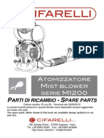 Partes y Piezas Atomizador m1200