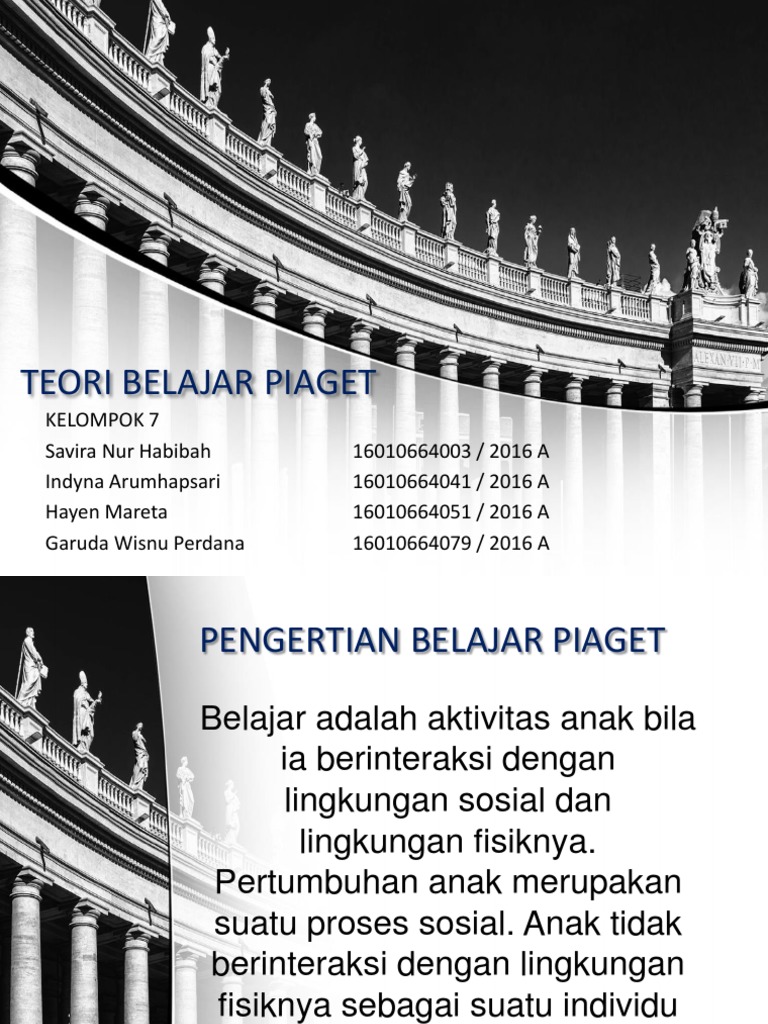 Kelebihan Dan Kekurangan Teori Belajar Piaget Cara