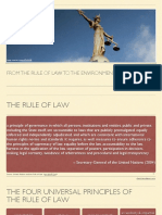 From the Rule of Law to the Environmental Rule of Law