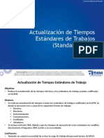 Actualización de Tiempos Estandares de Trabajo