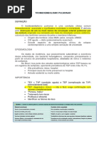 Tromboembolismo Pulmonar Revisão