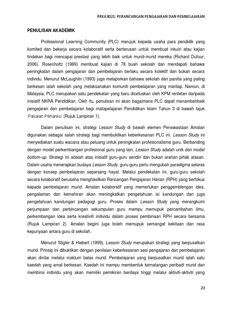 Penulisan Akademik Pdf