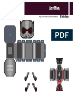 Ant-Man Mini Papercraft by Becks Junkie PDF