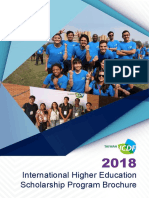 2018 TaiwanICDF Scholarship Brochure