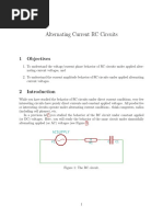 Alternating Current RC Circuits: 1 Objectives