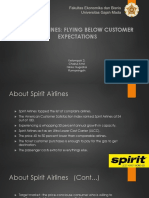 Spirit Airlines: Flying Below Customer Expectations: Fakultas Ekonomika Dan Bisnis Universitas Gajah Mada