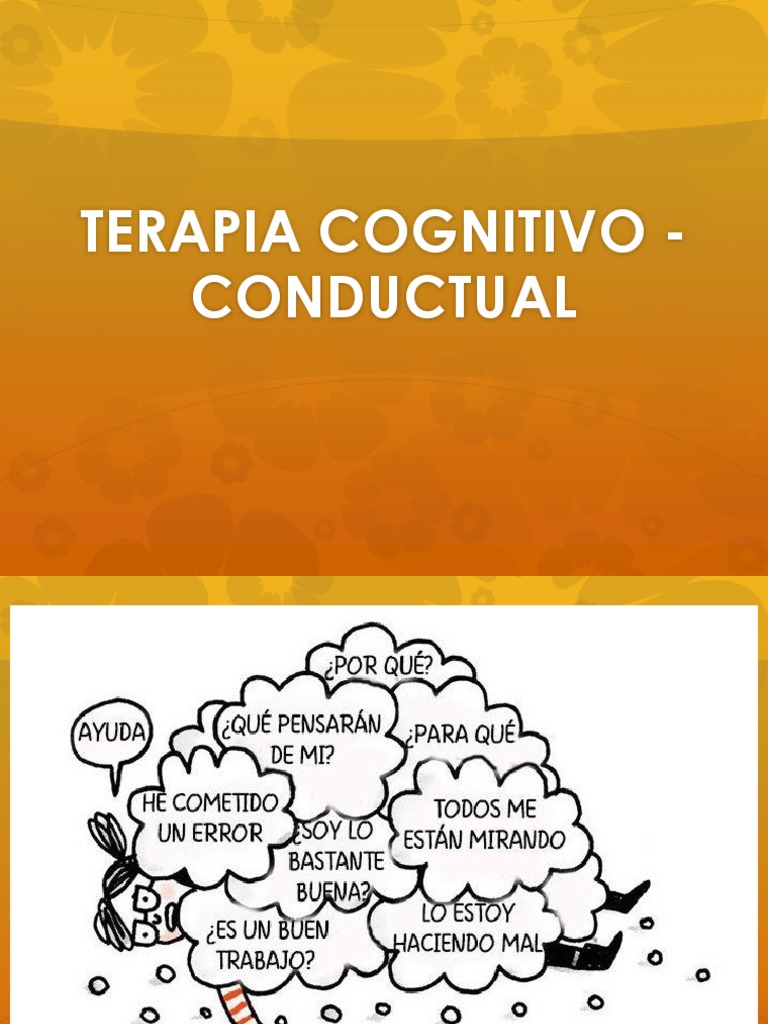 Terapia Cognitivo Conductual PDF Conceptos psicologicos