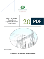 Five-Year Annual Transmission Capability Statement (2017-2021)