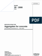 SS en 12620 2008 Specification For Aggregates For Concrete