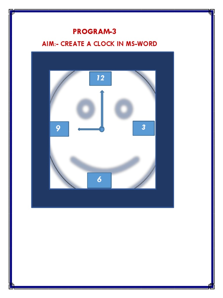 MS Word Clock Creation Guide | PDF