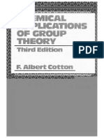 Cotton,Chemical Applications of Group Theory (3rd)