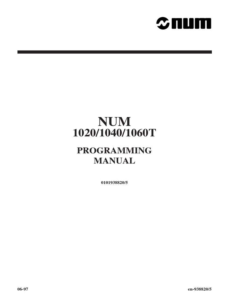Programing Manual T | PDF | Cartesian Coordinate System | Subroutine