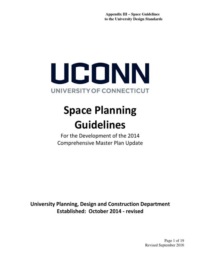 University Space Planning Guidelines | PDF | Laboratories | Curriculum
