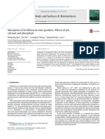 Adsorption of Levofloxacin Onto Goethite Effects of PH, Calcium and Phosphate