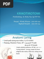 Referat Krikotirotomi