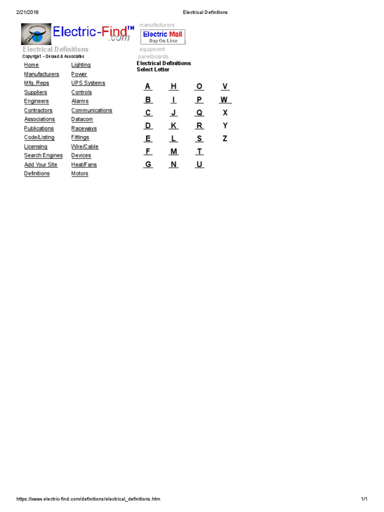 BASIC ELECTRICAL DEFINITIONS visual data 4