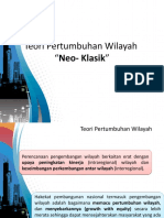 tugas presentasi teori pertumbuhan wilayah neo-klasik