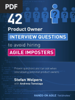 Age of Product 42 Product Owner Interview Questions To Avoid Imposters PDF 2017 01 09 PDF