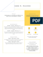 AHMED R. RASHED'S SKILLS AND CAREER SUMMARY