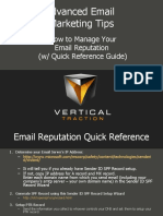 Email Reputation - How To Manage It - Rob Van Slyke 4-2010