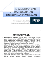 Jenis Permukiman Dan Syarat Kesehatan Lingkungan Pemukiman