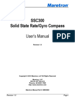 SSC300 Solid State Rate/Gyro Compass: User's Manual