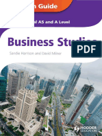 Cambridge International As and A Level Business Studies Revision Guide