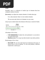 Selenium With Java14-Array