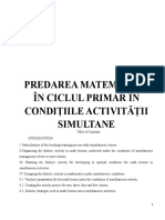 Predarea Matematicii