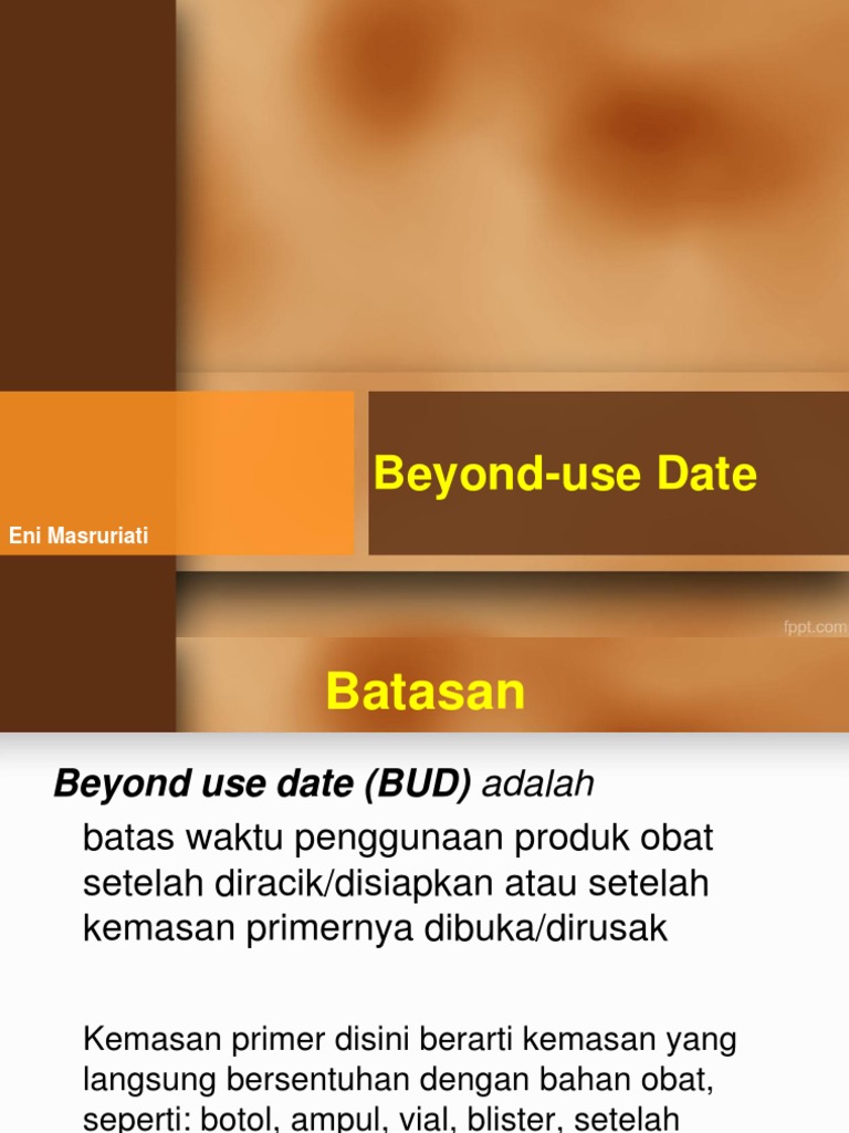 Beyond Use Date PDF