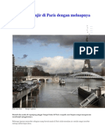 Ancaman Banjir Di Paris Dengan Meluapnya Sungai Seine
