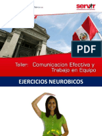 Taller de Comunicación Efectiva y Trabajo en Equipo para Servir