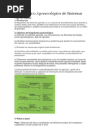 Diagnóstico Agroecológico de Sistemas Agrícolas