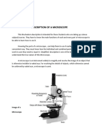 Description of A Microscope: Dailo, Nerille Jan A. BSA