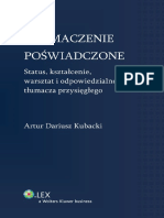 Tłumaczenie Poświadczone Kubacki