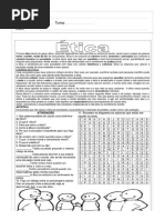 ATIVIDADE DE RELIGIÃO PARA O E.F II