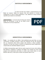 Hidrostática e Hidrodinâmica em