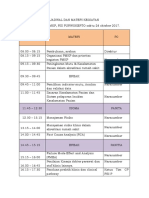 Jadwal Dan Materi Kegiatan Diklat Pmkp