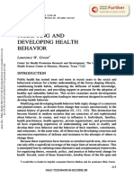 Modifying and Developing Health Behavior